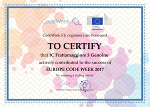 Attestato codeweek